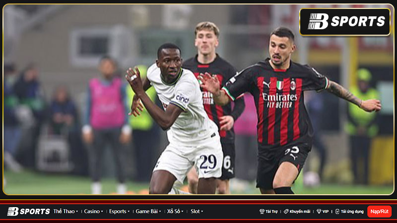 AC Milan thắng Tottenham 0-1 ngay tại sân nhà ngày 15/2