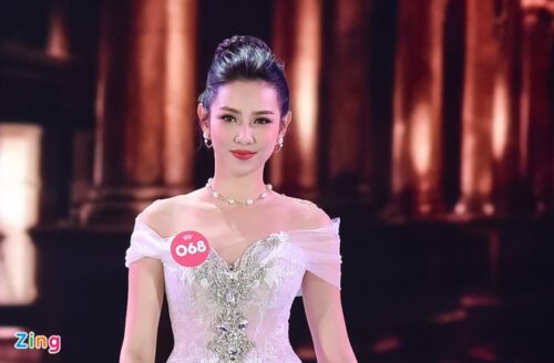 Cô nàng dừng chân tại top 5 Hoa hậu Việt Nam 2018