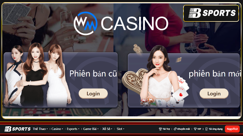 Sảnh Casino trực tuyến WM