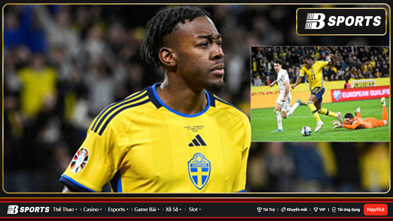 Diễn biến trận đấu Thụy Điển thắng Azerbaijan 5-0